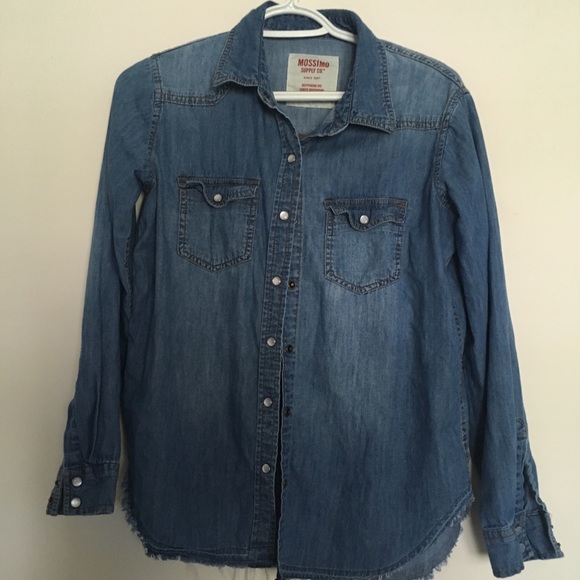 Mossimo Supply Co. Tops - Western style denim shirt Mossimo Supply Co. Tops - Western style denim shirt